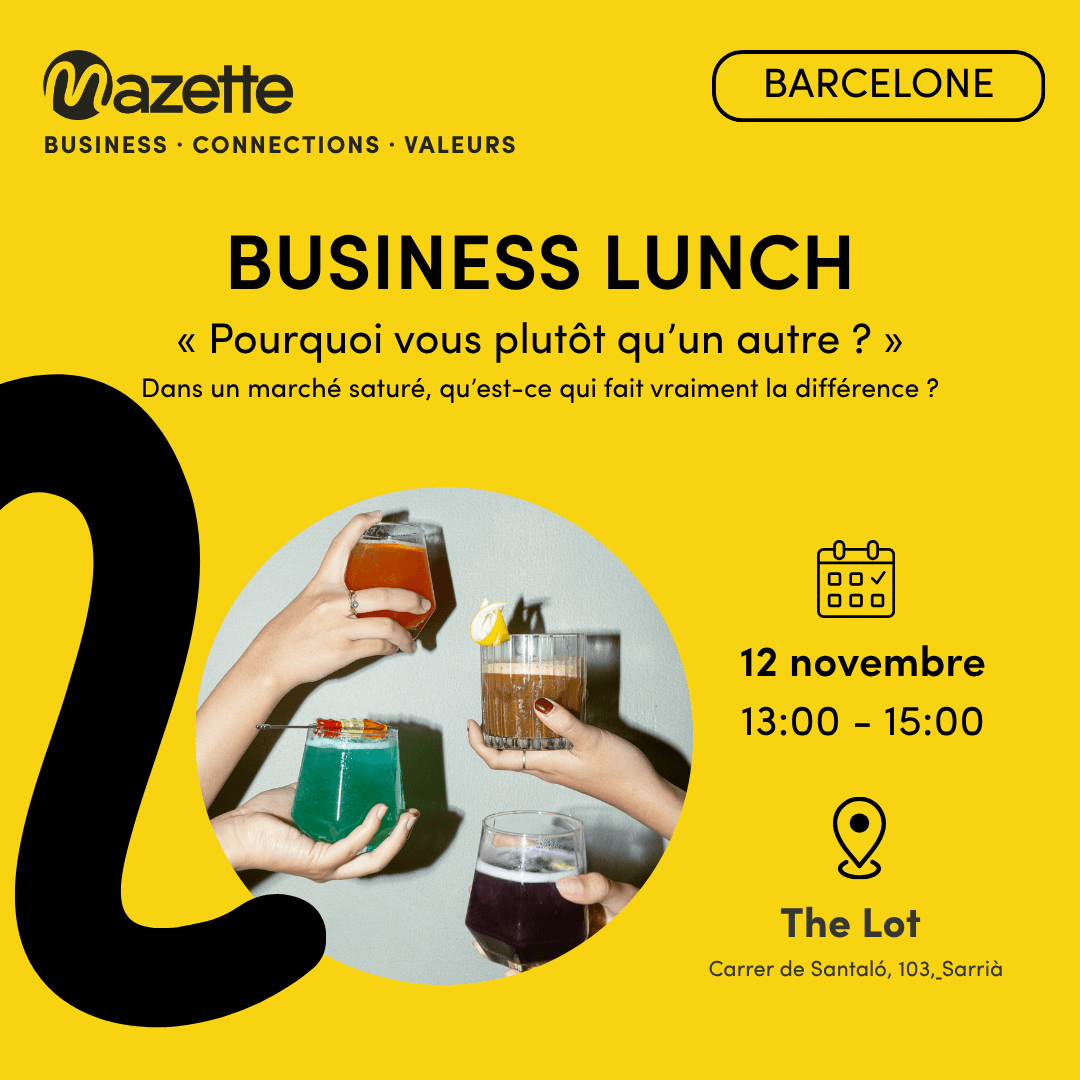 Business Lunch - Pourquoi vous plutôt qu'un autre?